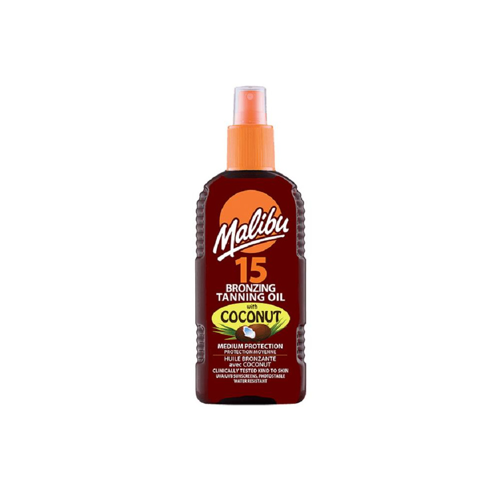 Produktbild för Bronzing Tanning Oil With Coconut SPF15 200ml