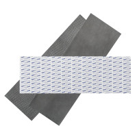 Produktbild för WallArt Läderplattor Lyttelton blågrå 16 st