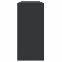 Produktbild för Konsolbord svart 100x35x76,5 cm konstruerat trä
