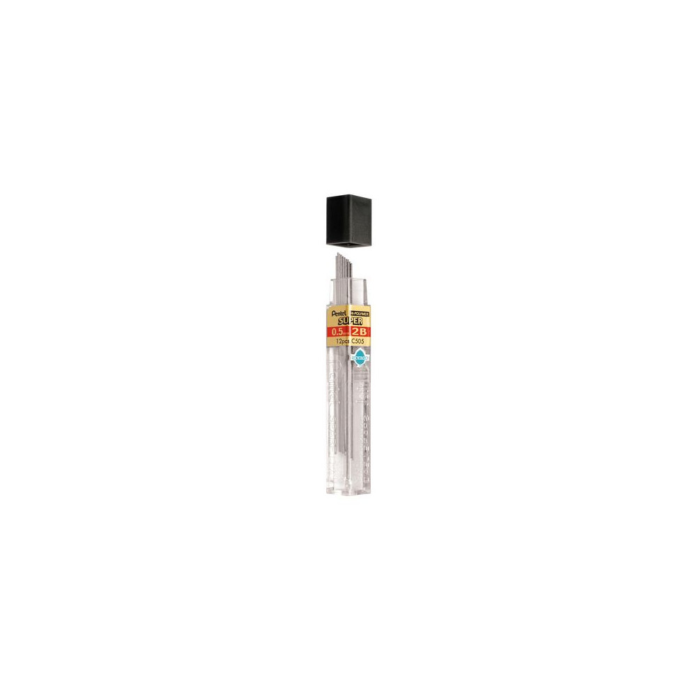 Produktbild för Reservstift PENTEL Hi-Polymer 0,5 12/fp