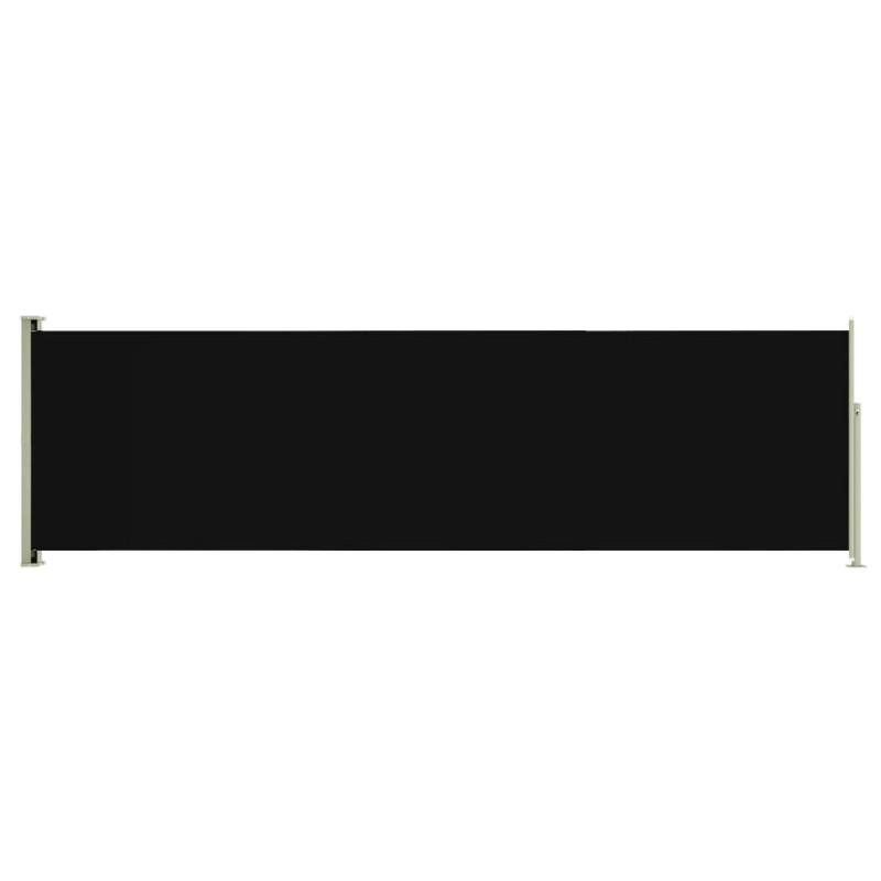 Produktbild för Infällbar sidomarkis 180x600 cm svart