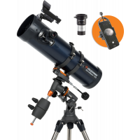 Produktbild för Celestron Astromaster Reflector 130EQ with phoneadapter and T2-Barlow