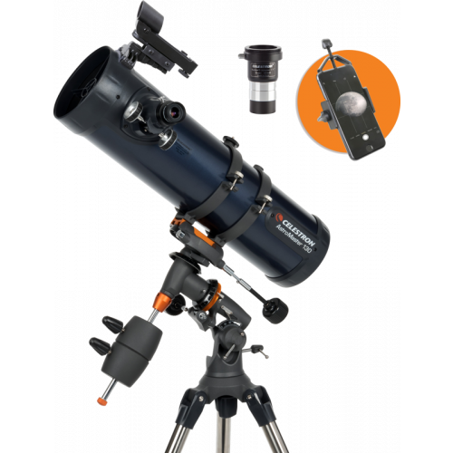 CELESTRON Celestron Astromaster Reflector 130EQ with phoneadapter and T2-Barlow