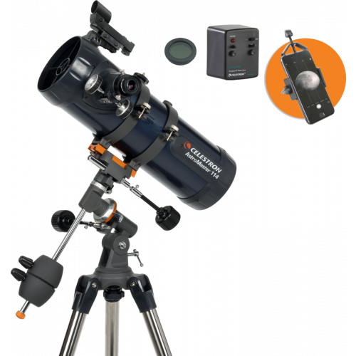 CELESTRON Celestron Astromaster 114EQ-MD with Phoneadapter and Moonfilter
