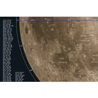 Produktbild för Celestron Moon Map