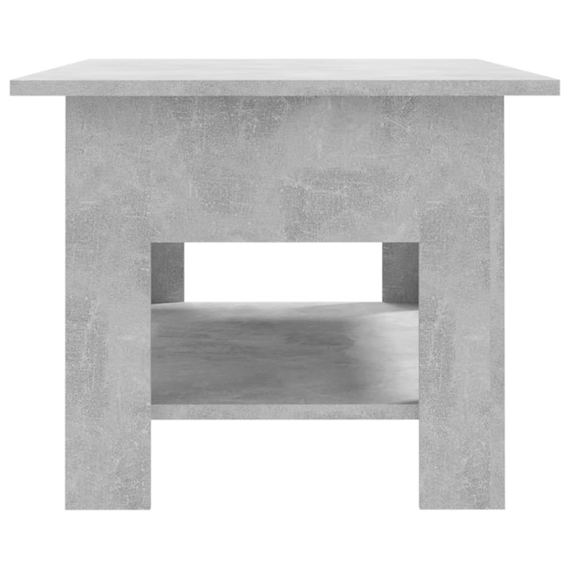 Produktbild för Soffbord betonggrå 102x55x42 cm spånskiva