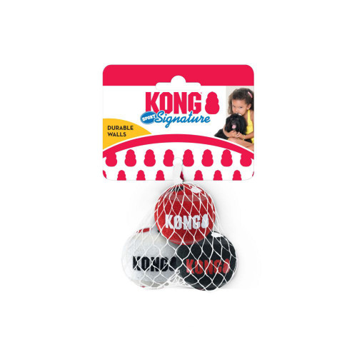 KONG Hundleksak Kong Signature Sportboll XS 3p d=4,4 cm XS