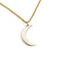 Asén Moon necklace - Gold
