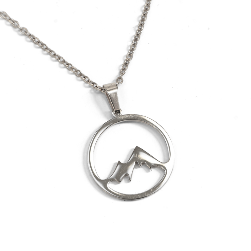 Produktbild för Mountain necklace - Silver