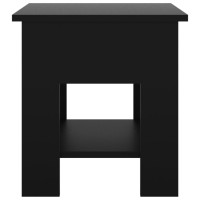 Produktbild för Soffbord svart 40x40x45 cm konstruerat trä