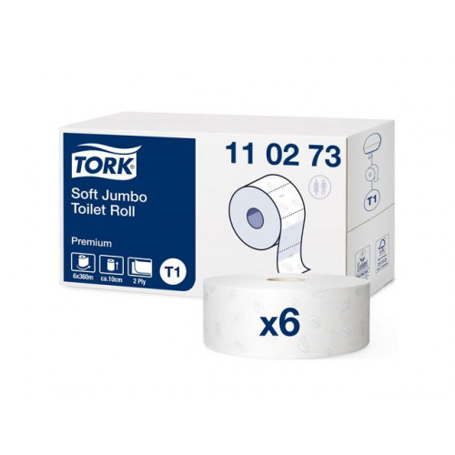 TORK Toalettpapper TORK Pre T1 2-lag 360m