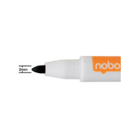 Produktbild för Whiteboardpenna NOBO svart