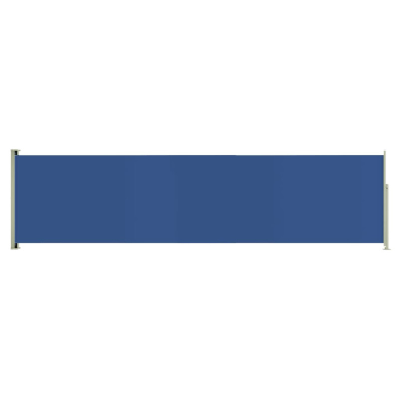 Produktbild för Infällbar sidomarkis 160x600 cm blå