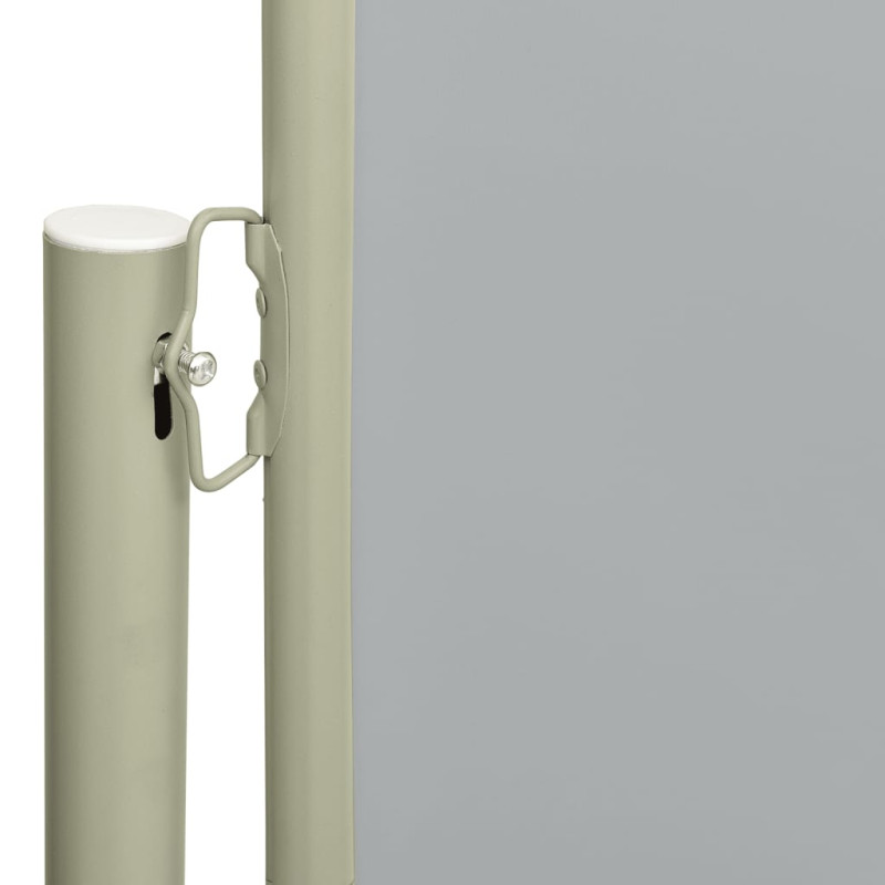 Produktbild för Infällbar sidomarkis 160x600 cm grå