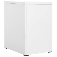 Produktbild för Dokumentskåp vit 46x62x72,5 cm stål