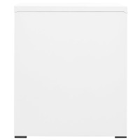 Produktbild för Dokumentskåp vit 46x62x72,5 cm stål