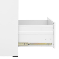 Miniatyr av produktbild för Dokumentskåp vit 46x62x102,5 cm stål