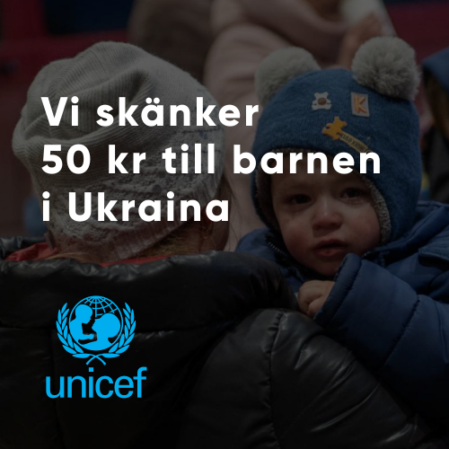 Buyersclub 50 kr till UNICEF