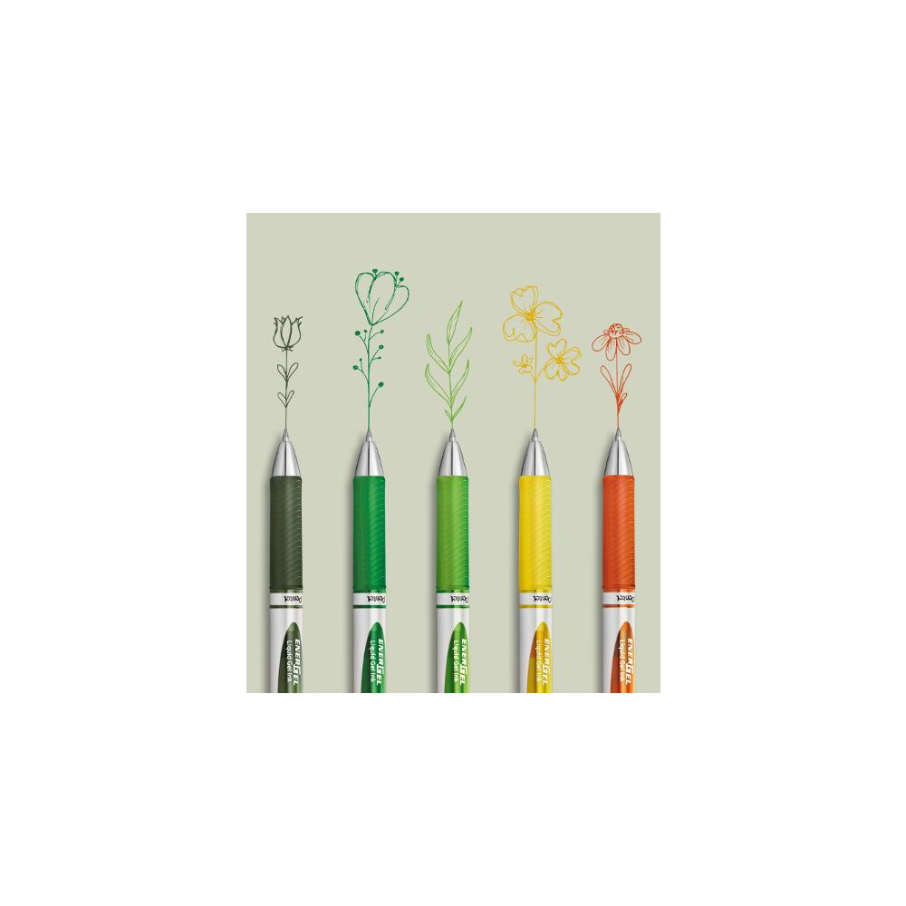Produktbild för Gelpenna PENTEL EnerGel BL77 0,7 grön