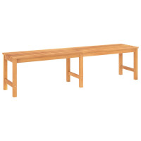 Produktbild för Trädgårdsbänk 180 cm massiv teak