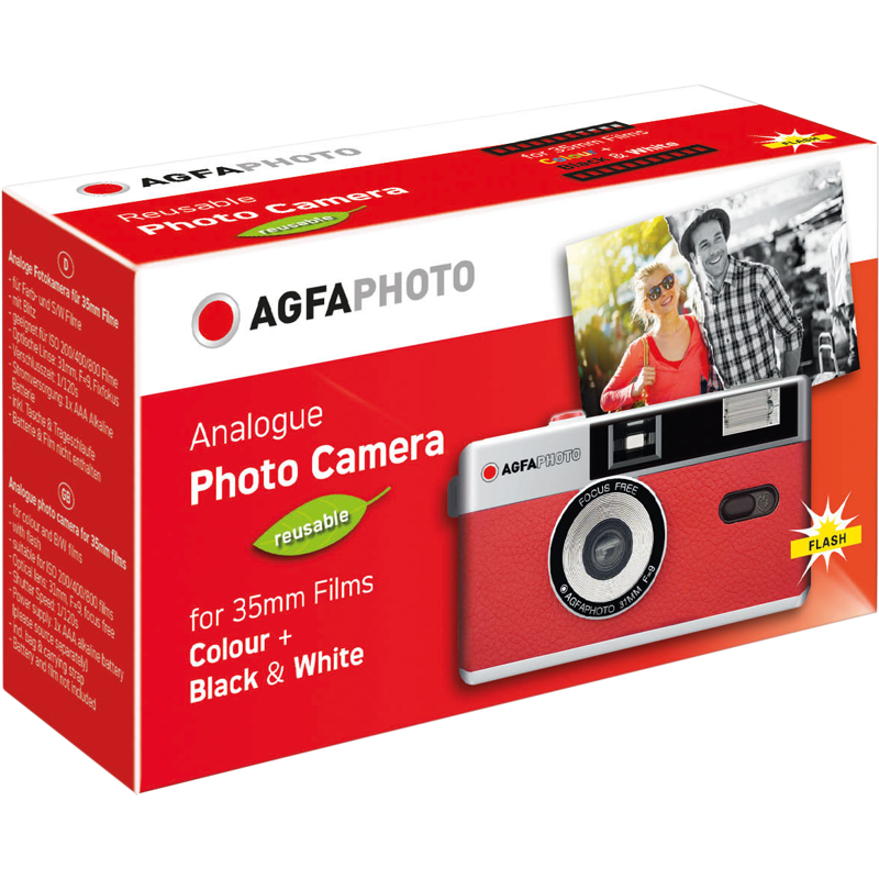 Produktbild för Agfaphoto Reusable Camera 35mm Red