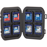 Miniatyr av produktbild för Delkin Weather Resistant Case for 8 SD cards