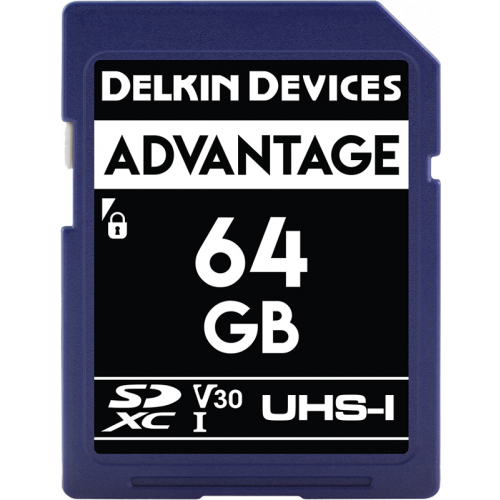 DELKIN Delkin SD Advantage 660X UHS-I U3 (V30) R90/W90 64GB