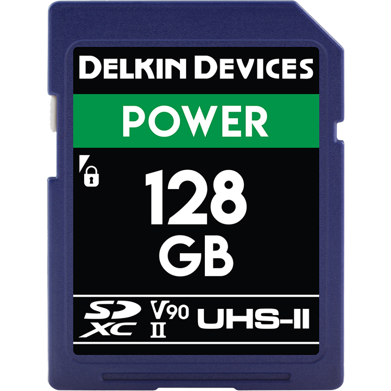 Produktbild för Delkin SDXC Power 2000X UHS-II U3 (V90) R300/W250 128GB