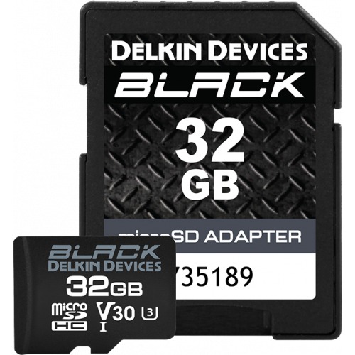 DELKIN Delkin microSD Black Rugged (V30) R90/W90 32GB
