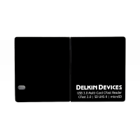 Miniatyr av produktbild för Delkin Cardreader CFast/SD/Micro UHS-II (USB 3.0)