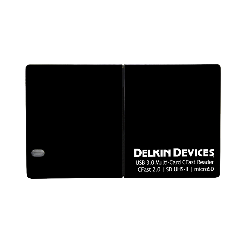 Produktbild för Delkin Cardreader CFast/SD/Micro UHS-II (USB 3.0)