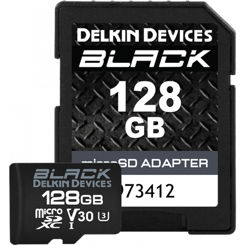 DELKIN Delkin microSD Black Rugged (V30) R90/W90 128GB