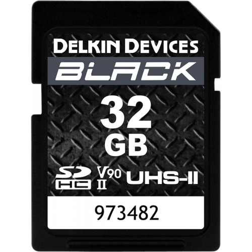 DELKIN Delkin SD BLACK Rugged UHS-II (V90) R300/W250 32GB