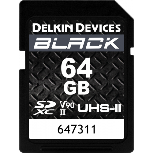 DELKIN Delkin SD BLACK Rugged UHS-II (V90) R300/W250 64GB