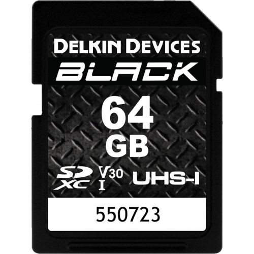 DELKIN Delkin SD BLACK Rugged UHS-I (V30) R90/W90 64GB