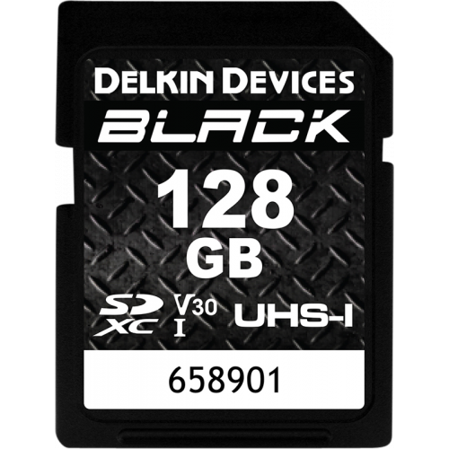 DELKIN Delkin SDXC BLACK Rugged UHS-I R90/W90 (V30) 128GB