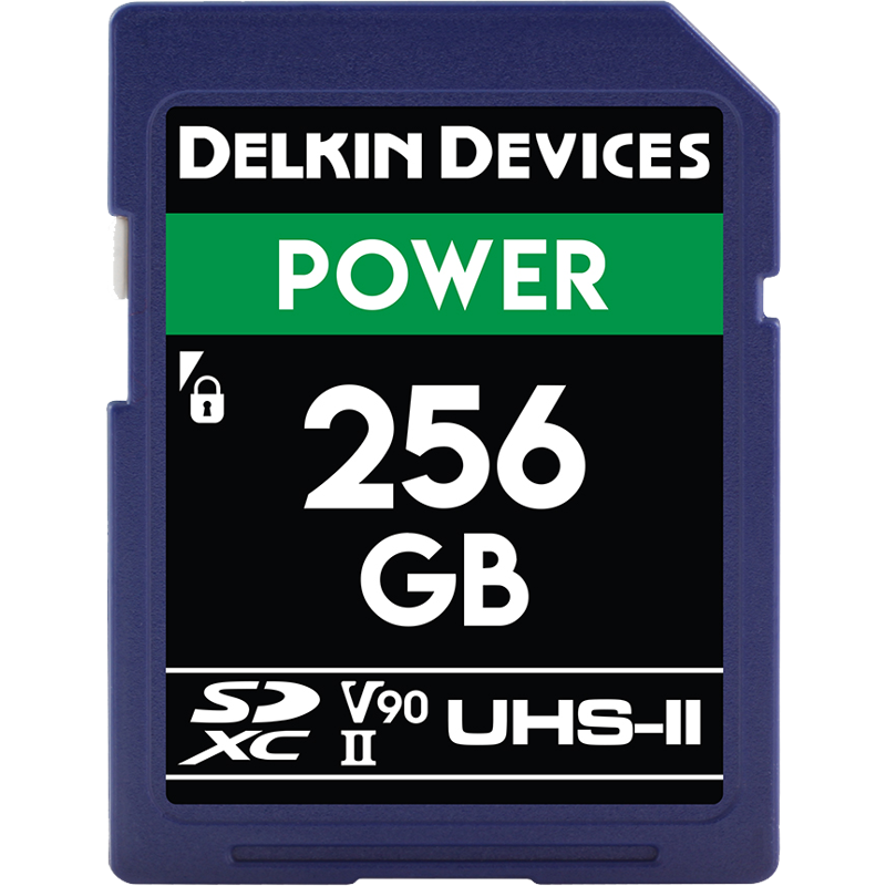 Produktbild för Delkin SDXC Power 2000X UHS-II U3 (V90) R300/W250 256GB