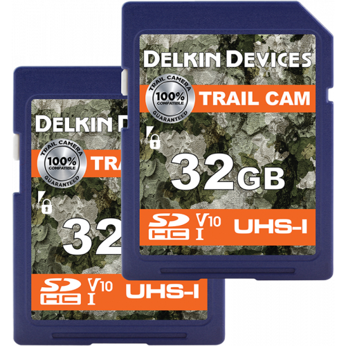 DELKIN Delkin Trail Cam SDHC (V10) R100/W30 32GB (2PK)