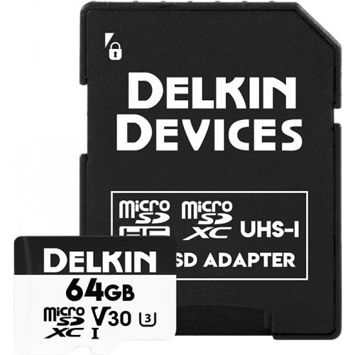 DELKIN Delkin Trail Cam Hyperspeed microSDHC (V30) R100/W75 64GB