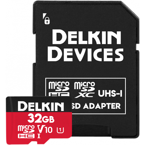 DELKIN Delkin Trail Cam Action microSDHC (V10) R100/W30 32GB (2PK)