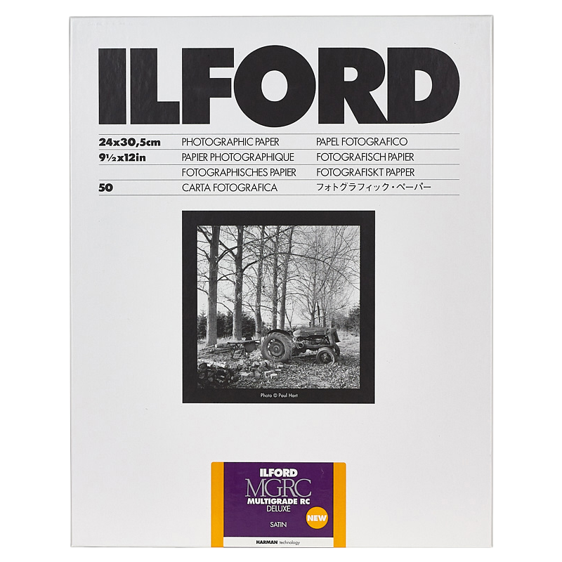 Produktbild för Ilford Multigrade RC Deluxe Satin 17.8x24cm 25
