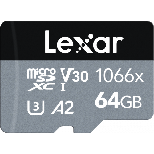 LEXAR Lexar Pro 1066x microSDHC/microSDXC UHS-I (SILVER) R160/W70 64GB