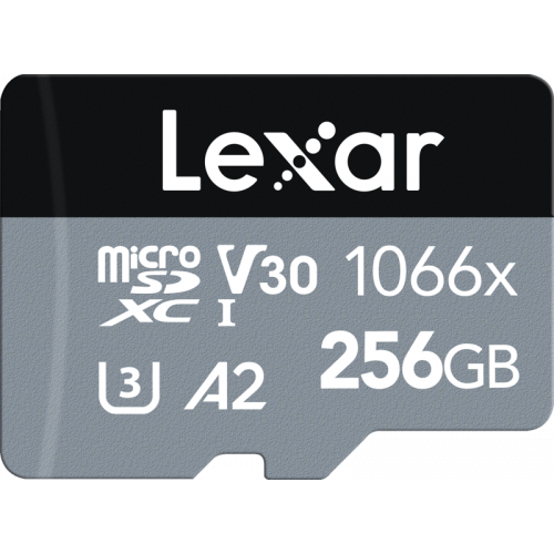 LEXAR Lexar microSDXC SILVER 1066x UHS-I/U3/A2 R160/W120 (V30) 256GB