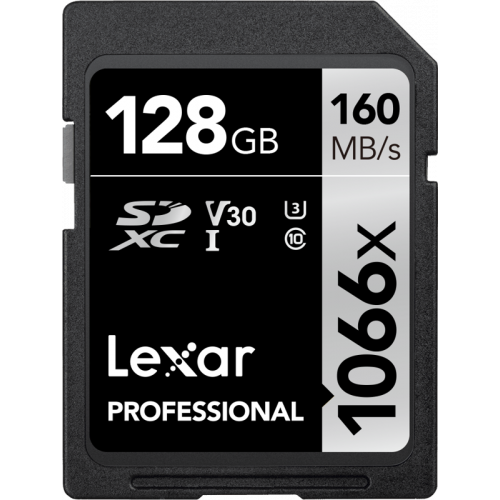 LEXAR Lexar SDXC Pro 1066x U3 UHS-I R160/W120 (V30) 128GB