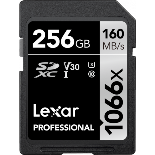 LEXAR Lexar SDXC Pro 1066x U3 UHS-I R160/W120 (V30) 256GB