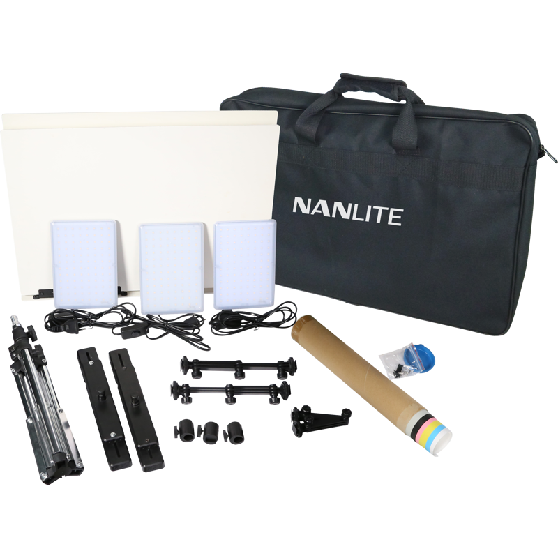Produktbild för NANLITE COMPAC 20 3 LIGHT KIT