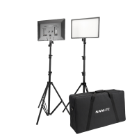 Produktbild för Nanlite LumiPad 25 LED 2 Light kit with stand and bag