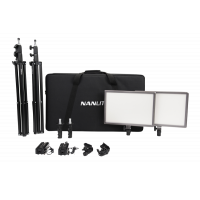 Produktbild för Nanlite LumiPad 25 LED 2 Light kit with stand and bag