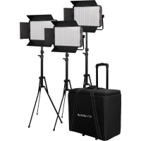 Produktbild för Kit Nanlite 3 light kit 1200CSA w/Trolley Case & Light Stand