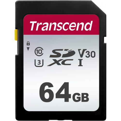 Transcend Transcend Silver 300S SD UHS-I U3 (V30) R95/W45 64GB